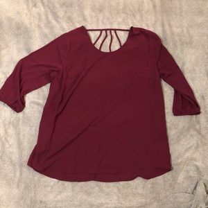 Maroon blouse